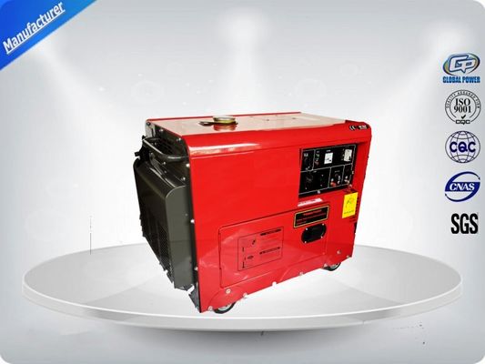 中国 5.0 Kva ディーゼルポータブルジェネレーターセット 電気スターター付き サイレントタイプ サプライヤー