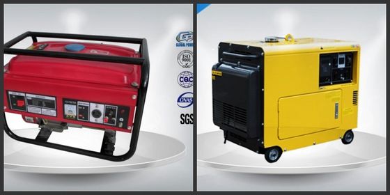 中国 10-12 KVA 電気始動機と無声開いた携帯用ガソリン発電機セット サプライヤー