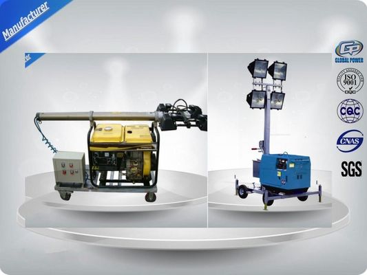 中国 構造の LED の照明の移動式軽いタワーの高性能は、手で押します サプライヤー