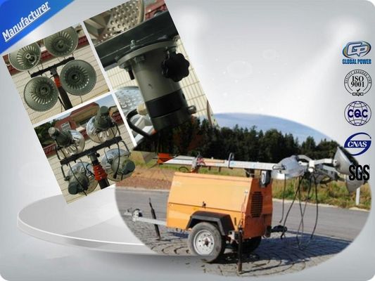 中国 シングルシリンダー ディーゼル トレーラー 移動灯塔 空気冷却付き レンタル サプライヤー