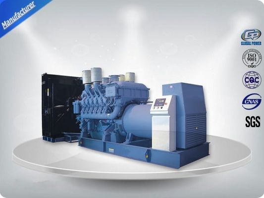 中国 MTU エンジン 重量ディーゼル発電機 24V DC 電動 50hz 2250-2500 kw / kva サプライヤー