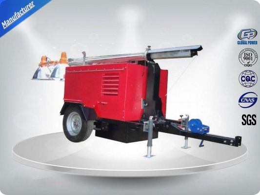 30Kw の金属のマストと防音 40Kw 力の Towable 移動式軽いタワー サプライヤー