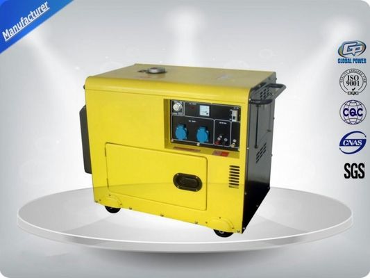 家の使用のための 4.5kva 無声ディーゼル発電機 3 段階のデジタル パネル、無声フレームとの携帯用発電機セット 72 dB サプライヤー