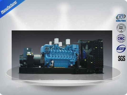 MTU エンジン 重量ディーゼル発電機 24V DC 電動 50hz 2250-2500 kw / kva サプライヤー